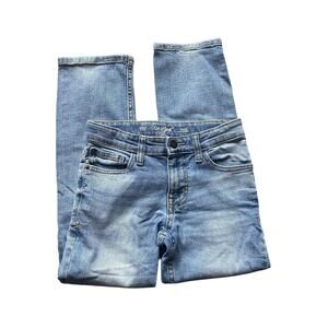 Cat & Jack Boys' Straight Fit Stretch Jeans, Light Blue, Size 8